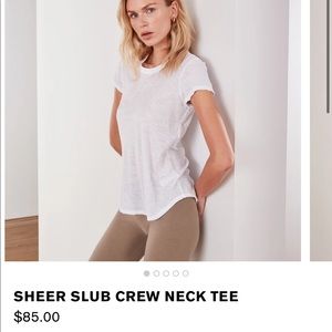 james perse white t shirt